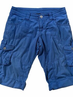 Kuhl Blue Cargo Roll-Up Hiking Outdoor Shorts Capris Women's Size 4